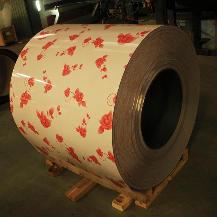 Flower Print Color Coated Prepainted Steel Coil